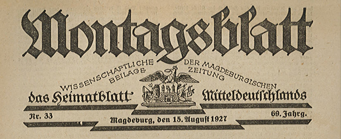 Montagsblatt Magdeburg